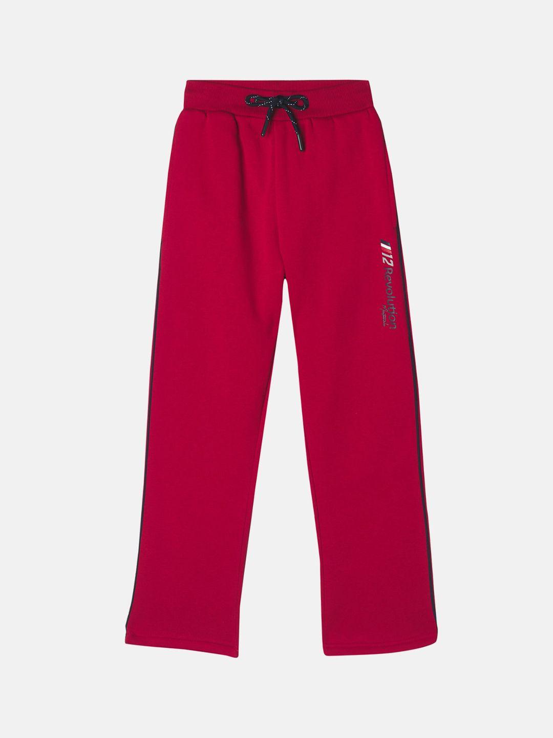monte carlo boys red solid track pant