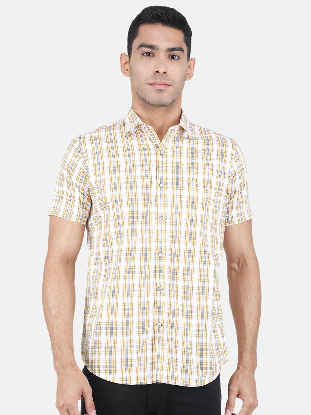 monte carlo tartan checks cotton casual shirt