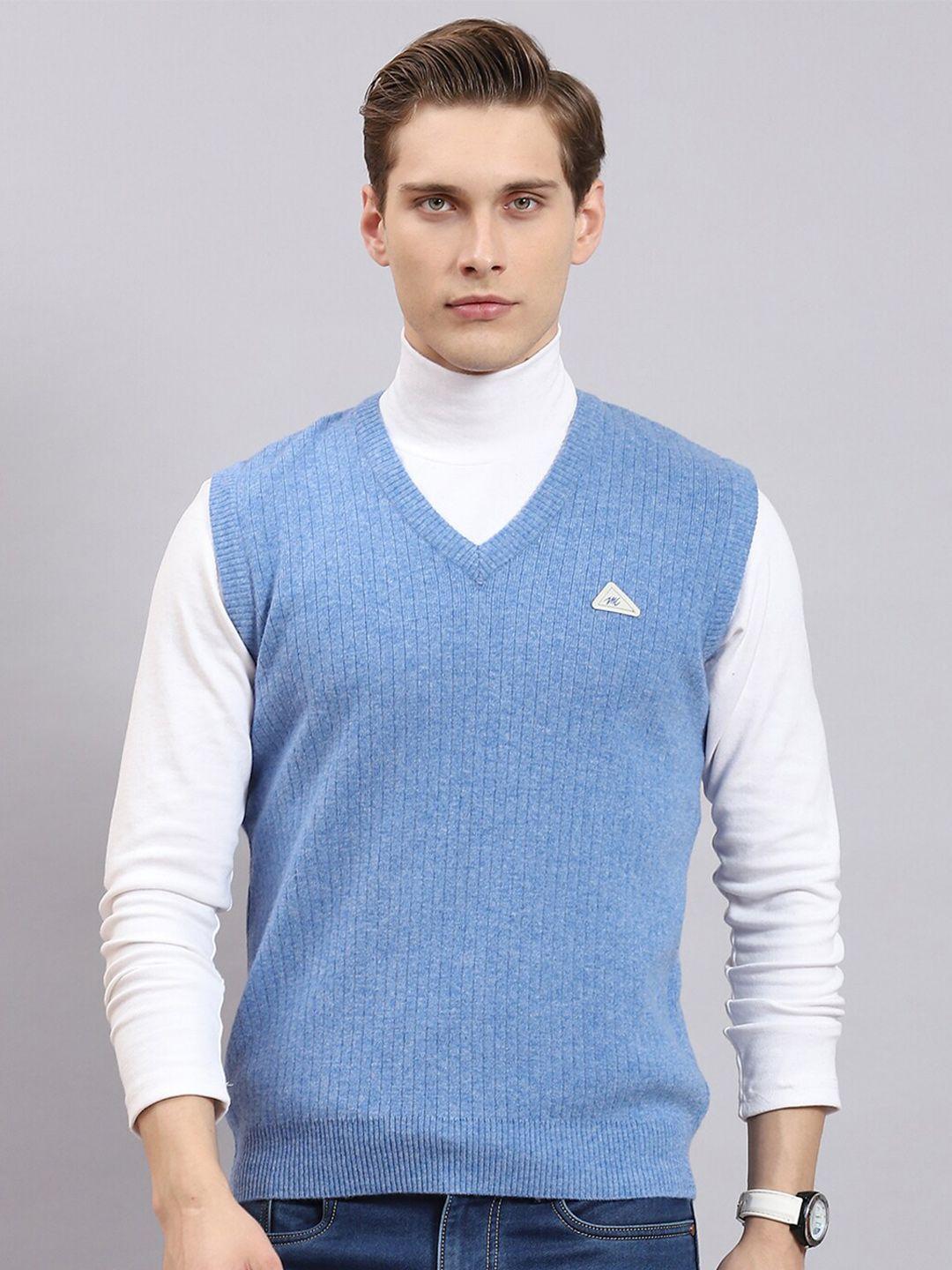 monte carlo v-neck woollen pullover sweater