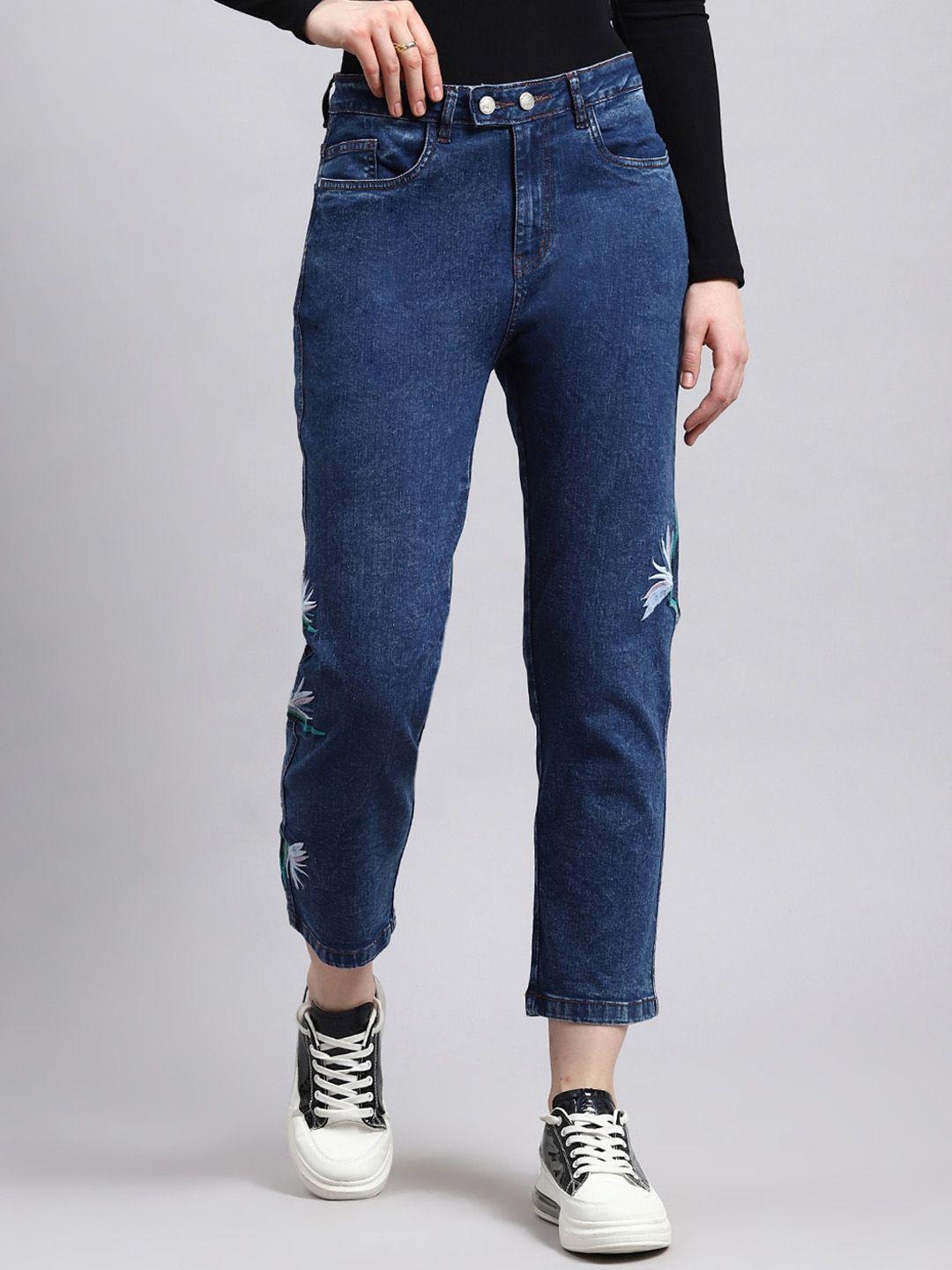 monte-carlo-women-smart-mid-rise-straight-fit-embroidered-jeans
