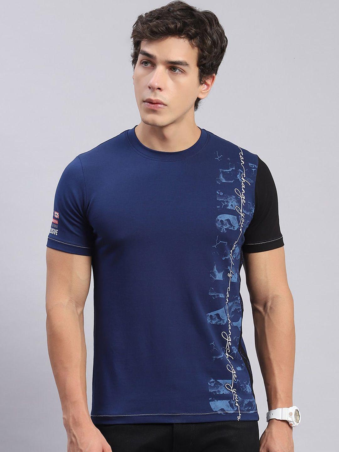 monte carlo abstract printed casual t-shirt