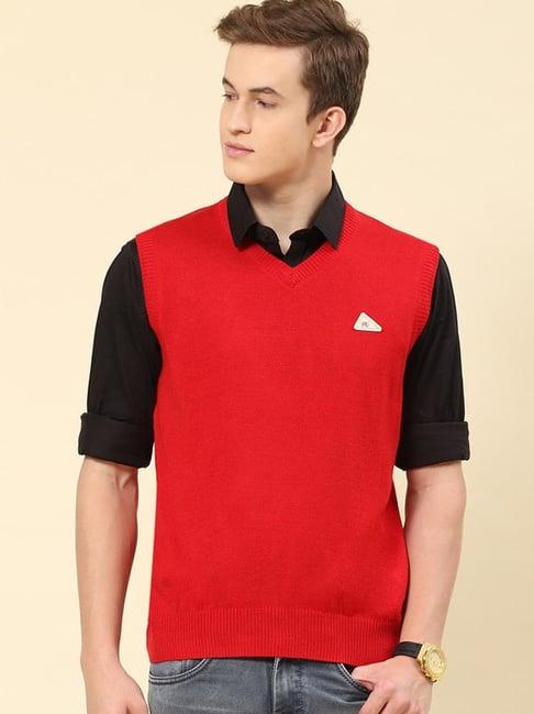 monte carlo blood red regular fit sweater