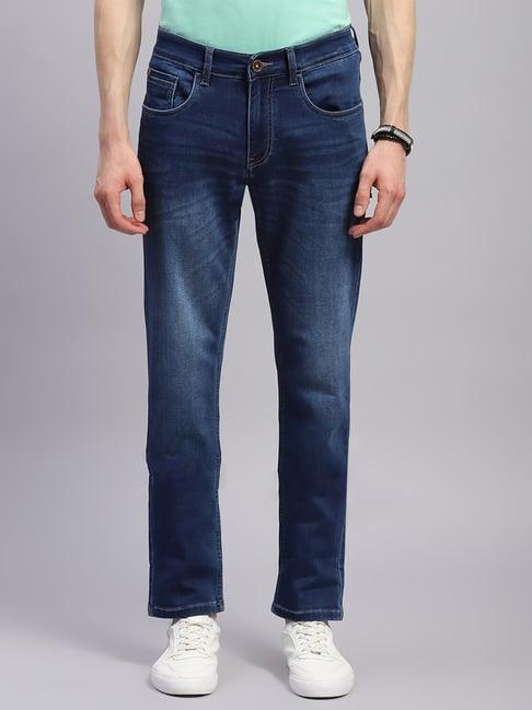 monte carlo blue narrow fit jeans