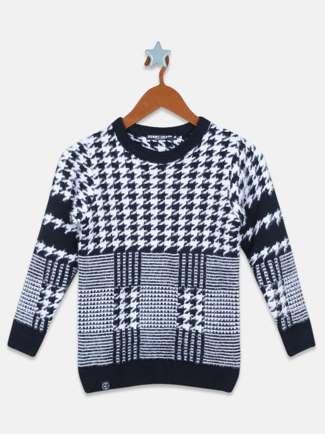 monte carlo boys chevron printed pullover