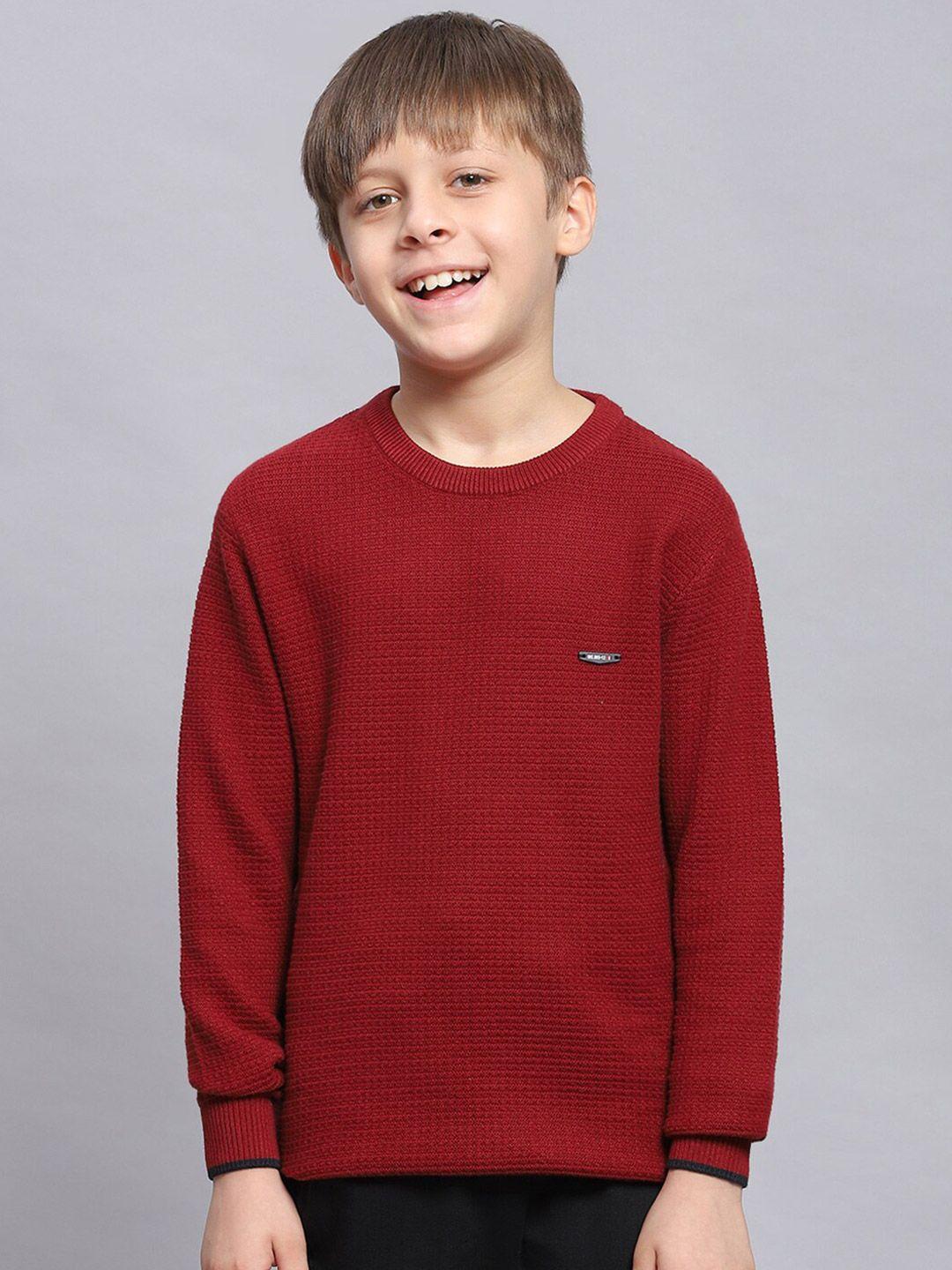 monte carlo boys long sleeves pure cotton pullover
