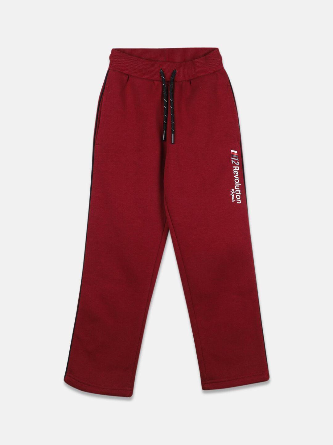 monte carlo boys maroon track pants