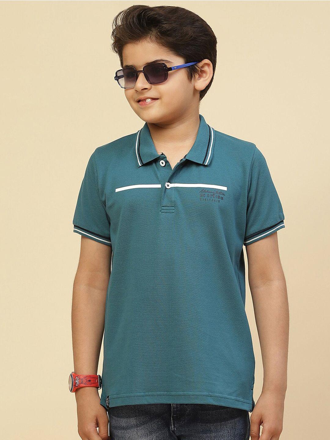 monte carlo boys polo collar pure cotton t-shirt