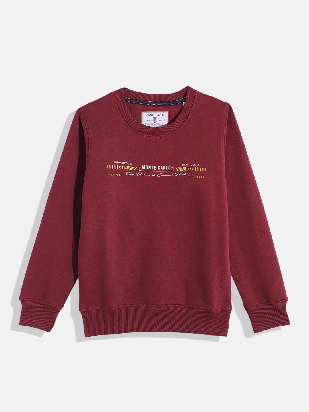 monte carlo boys printed sweatshirt