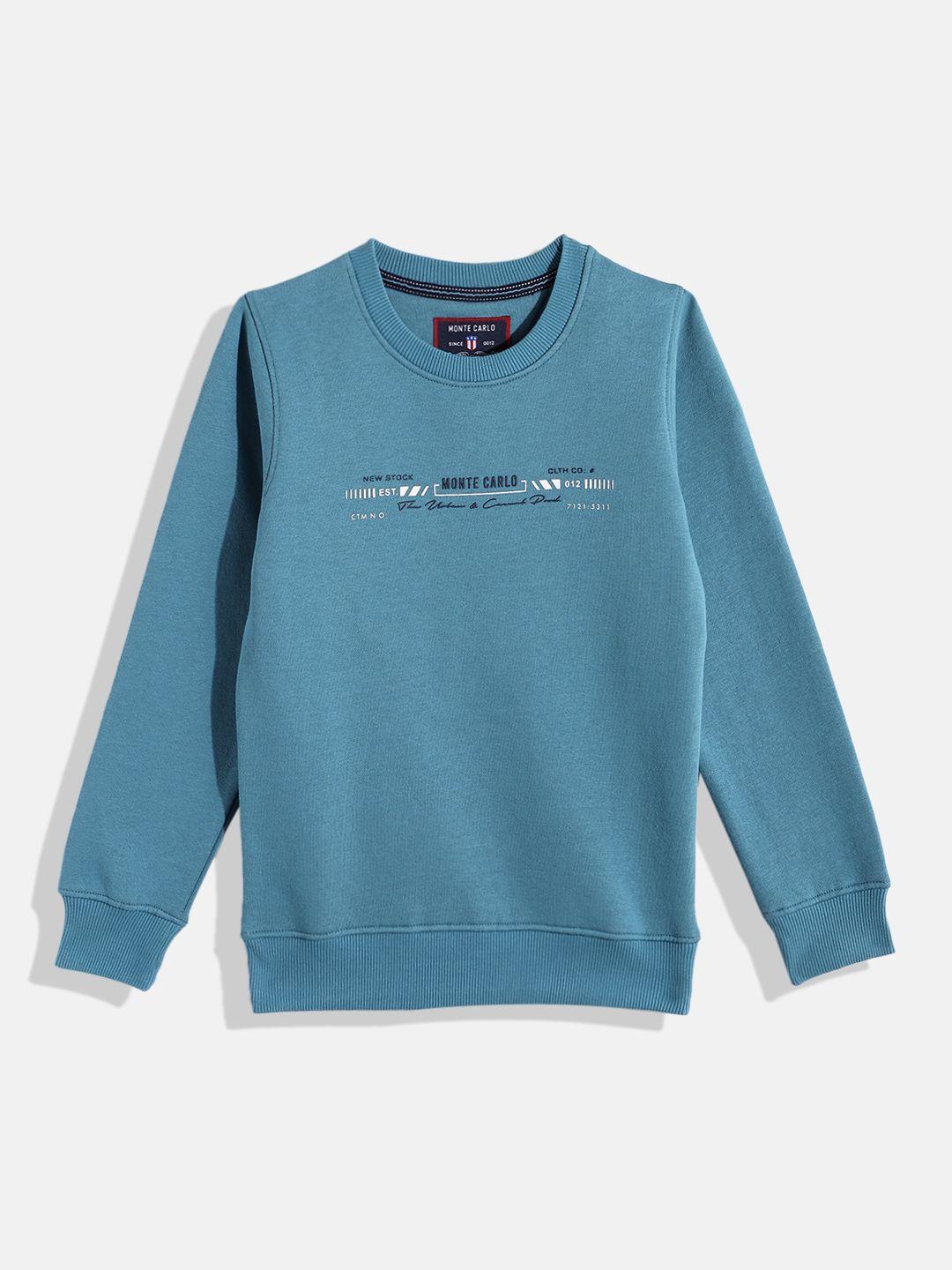 monte carlo boys printed sweatshirt