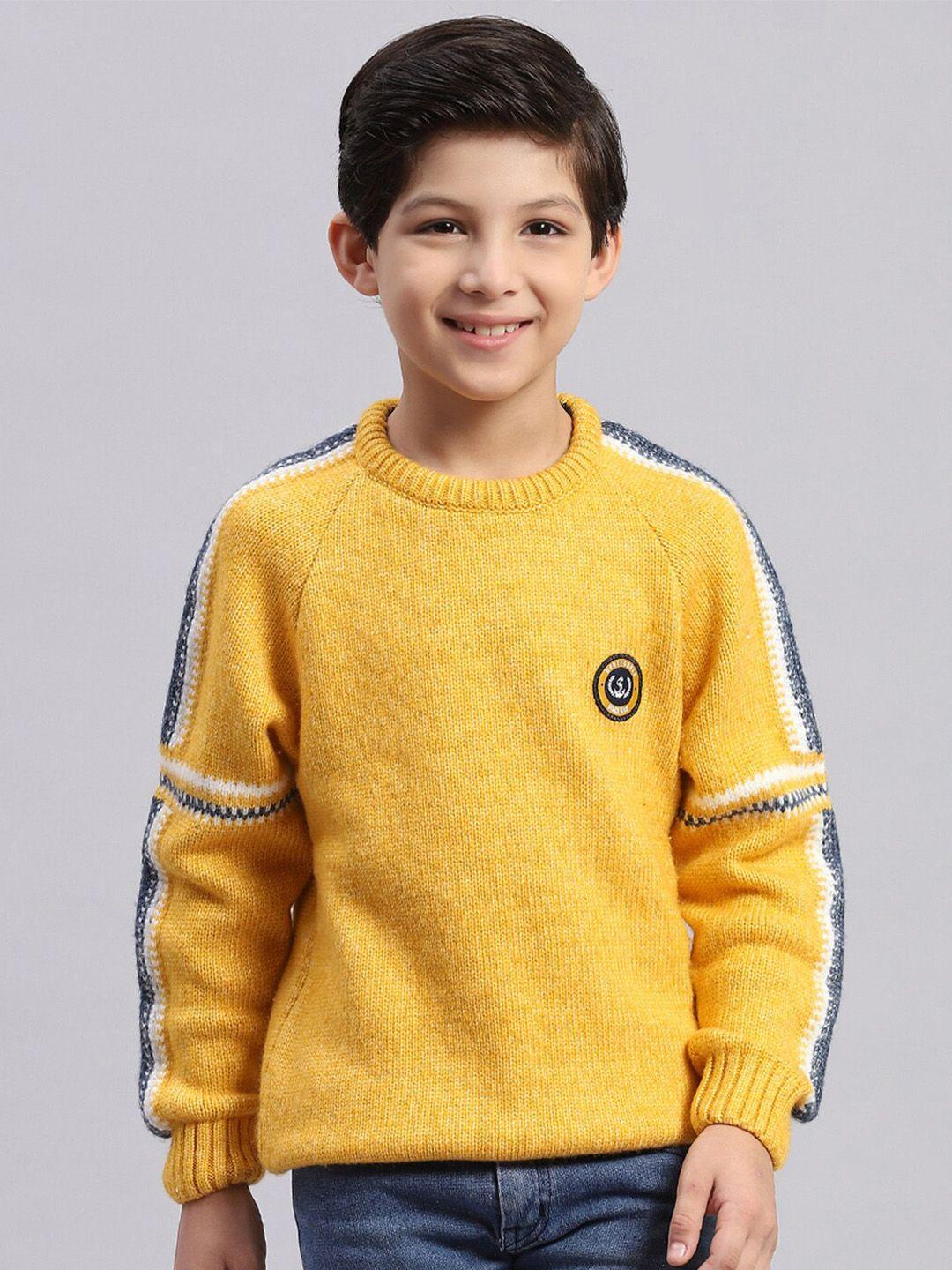 monte carlo boys raglan sleeves cotton pullover