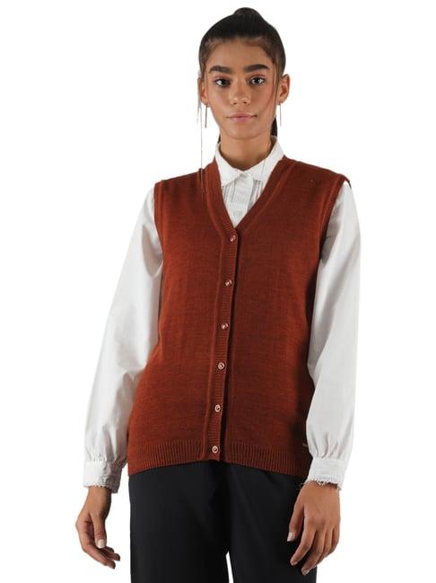 monte carlo brown open front cardigan
