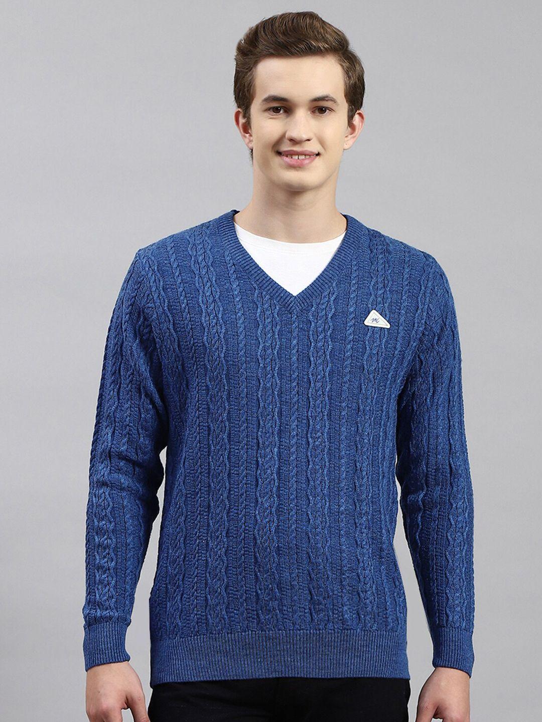 monte carlo cable knit woollen pullover sweater