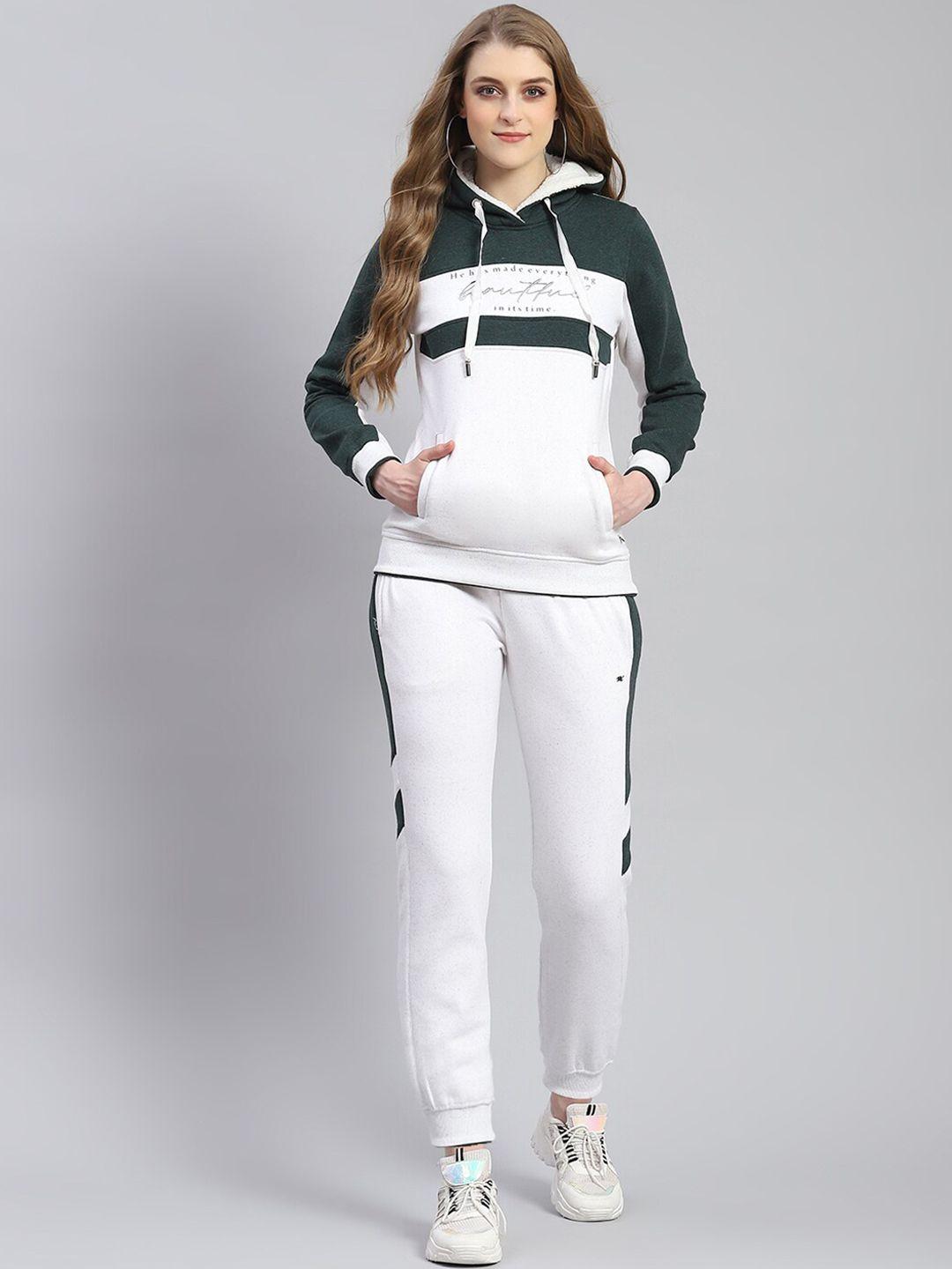 monte carlo colourblocked hooded tracksuit