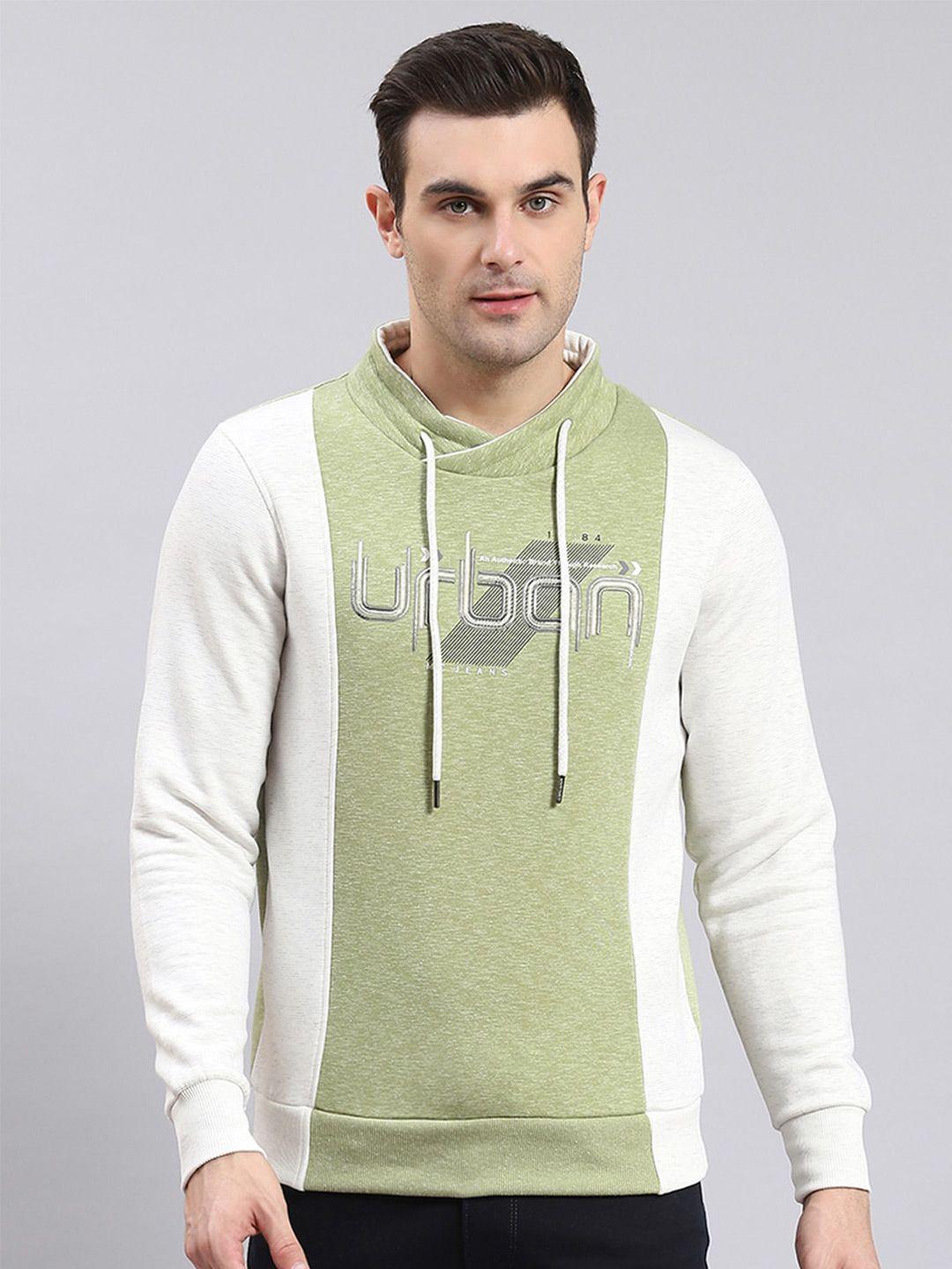 monte carlo colourblocked long sleeves pullover