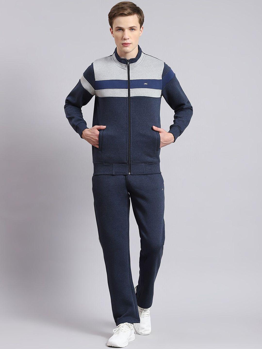 monte carlo colourblocked mid-rise tracksuits