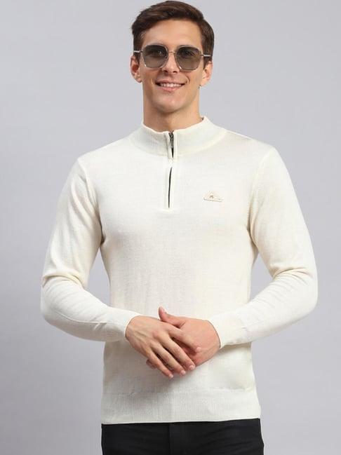 monte carlo cream regular fit pullover