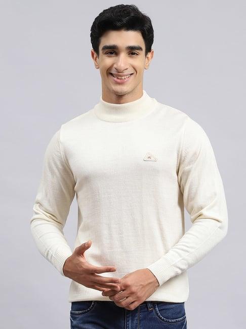 monte carlo cream regular fit sweater