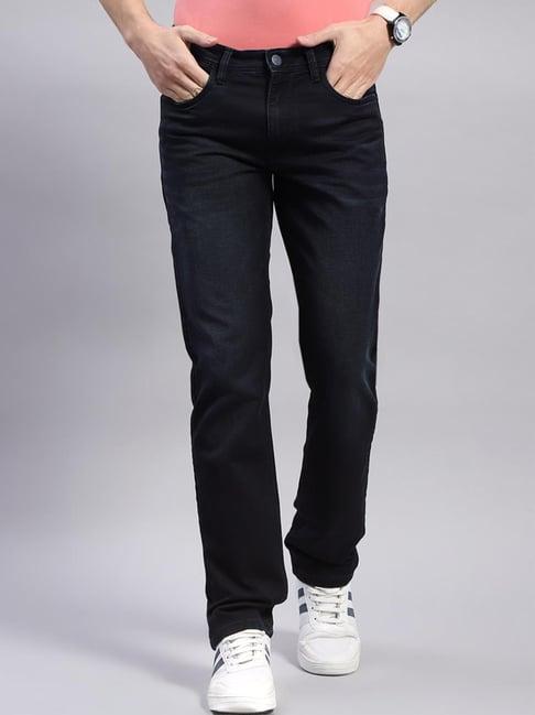 monte carlo dark blue regular fit jeans