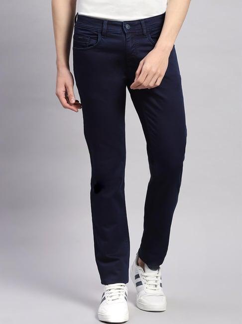 monte carlo dark blue regular fit jeans