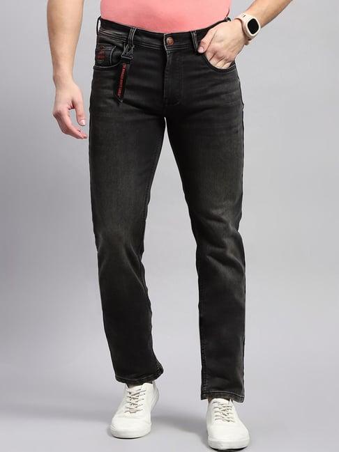 monte carlo dark grey regular fit jeans