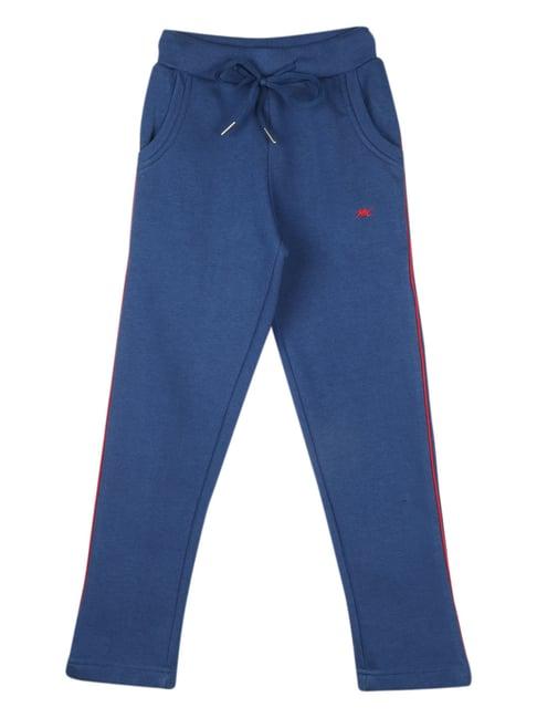 monte carlo kids blue solid trackpants