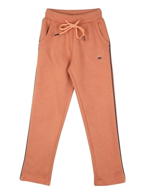 monte carlo kids brown solid trackpants