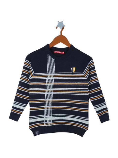 monte carlo kids navy striped pullover