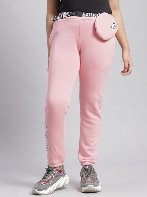 monte carlo kids pink solid trackpants