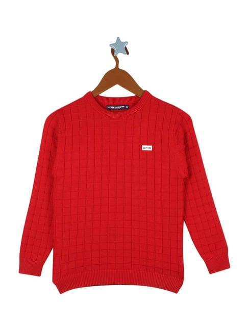 monte carlo kids red cotton pullover