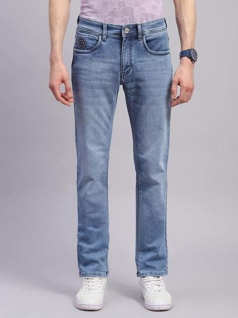 monte carlo light blue narrow fit jeans