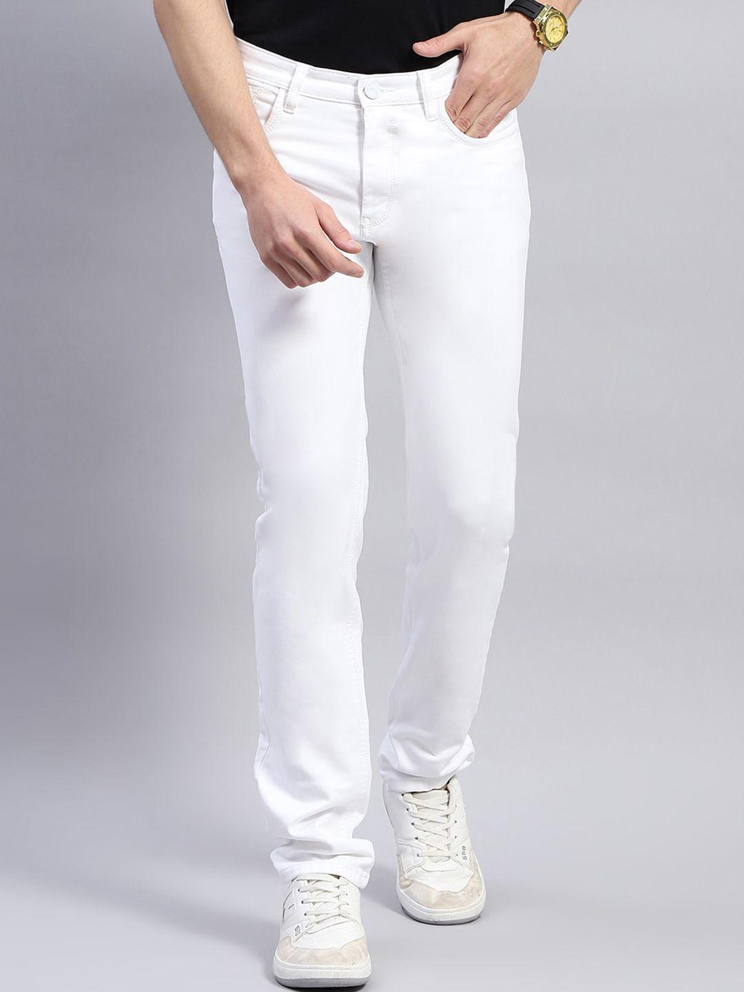 monte carlo men narrow slim fit stretchable jeans