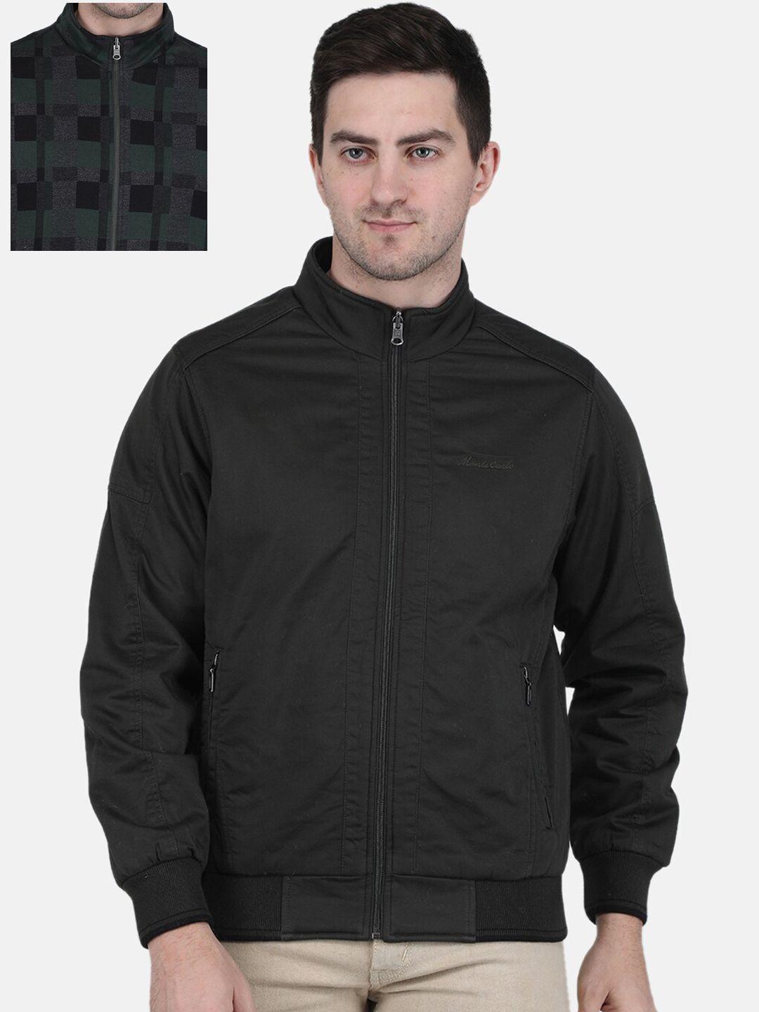 monte carlo men reversible bomber jacket