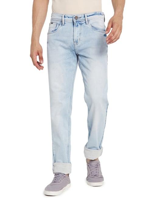 monte carlo mid blue narrow fit jeans
