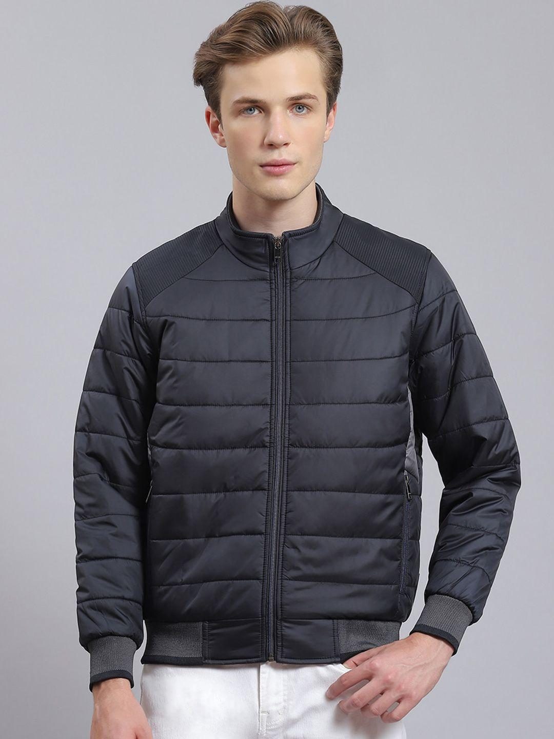 monte carlo mock collar lightweight bomber jacket