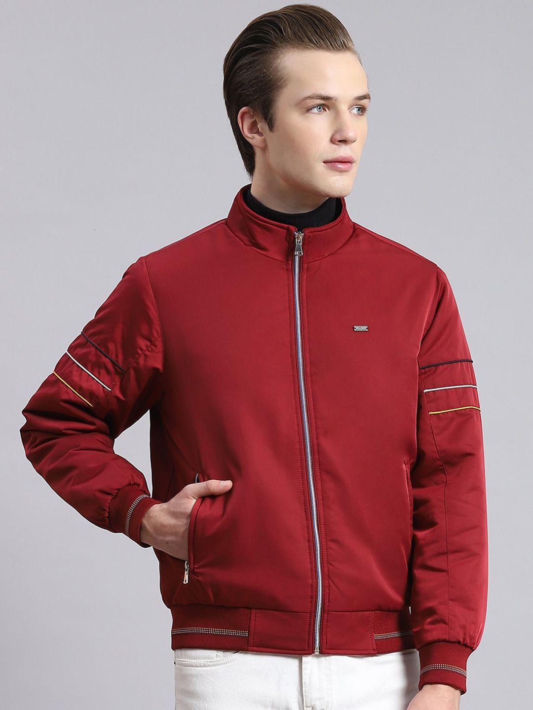 monte carlo mock collar lightweight bomber jacket