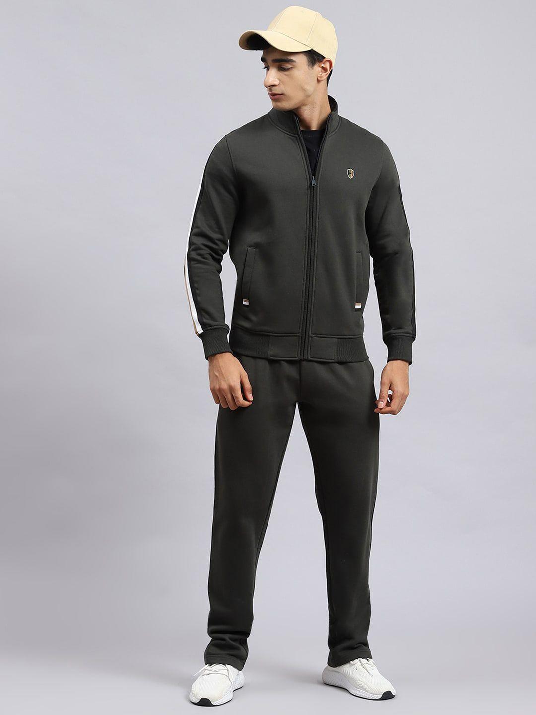 monte carlo mock collar long sleeves tracksuits