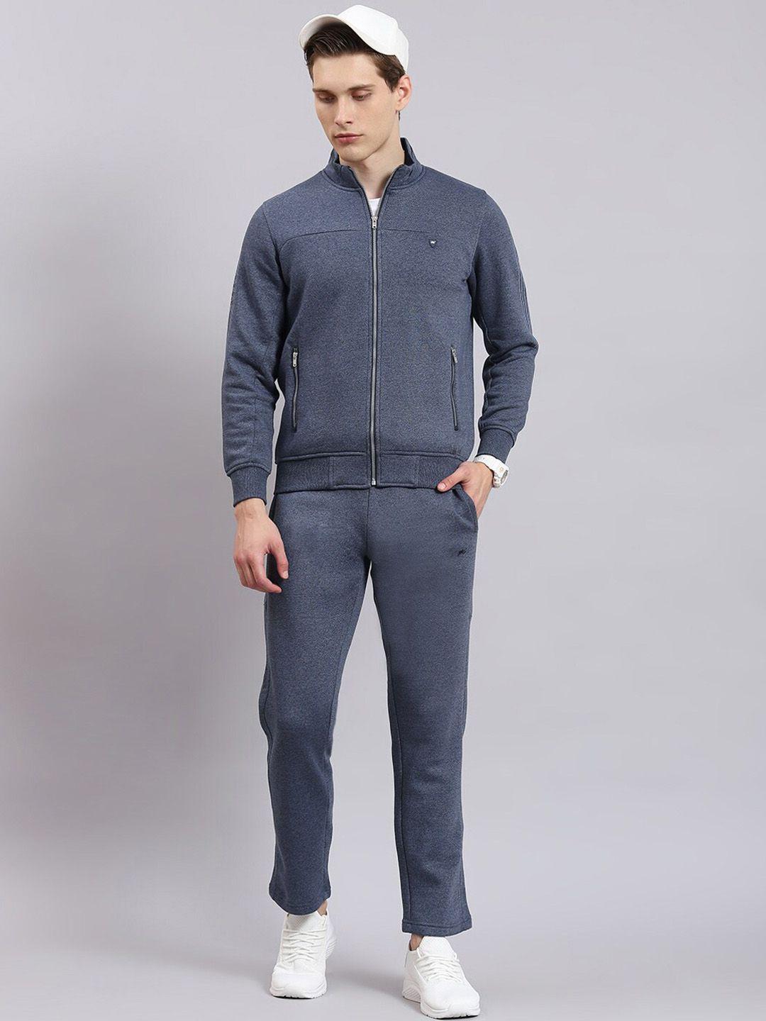 monte carlo mock collar mid-rise tracksuit