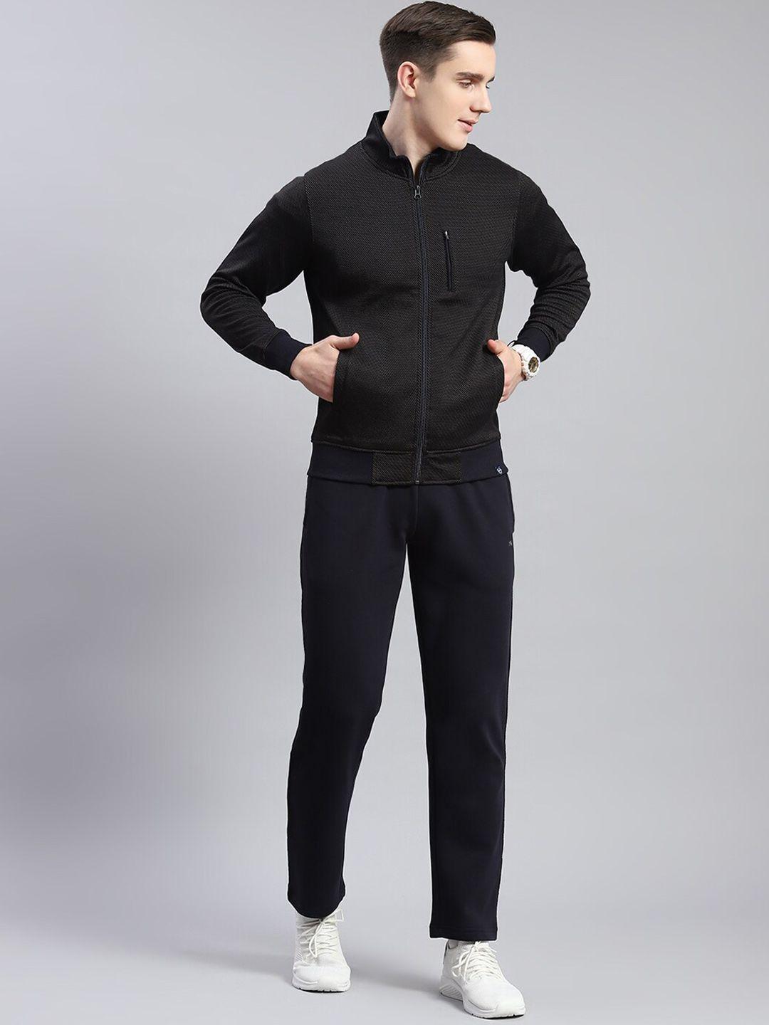 monte carlo mock collar mid-rise tracksuit