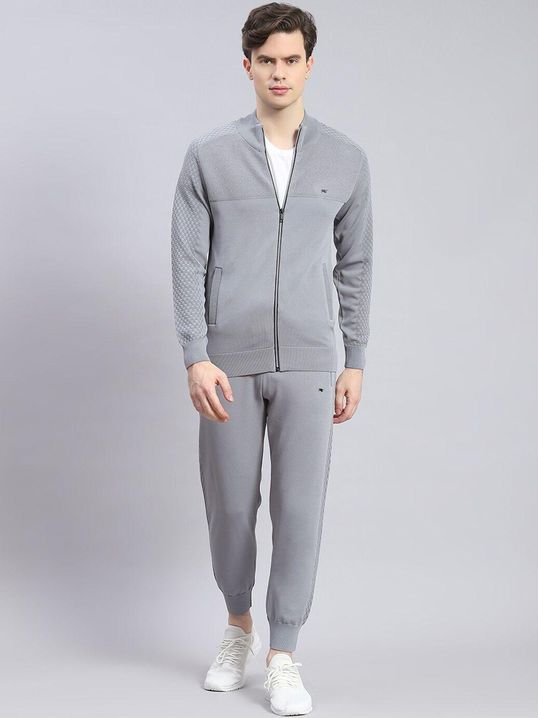 monte carlo mock collar mid-rise tracksuit