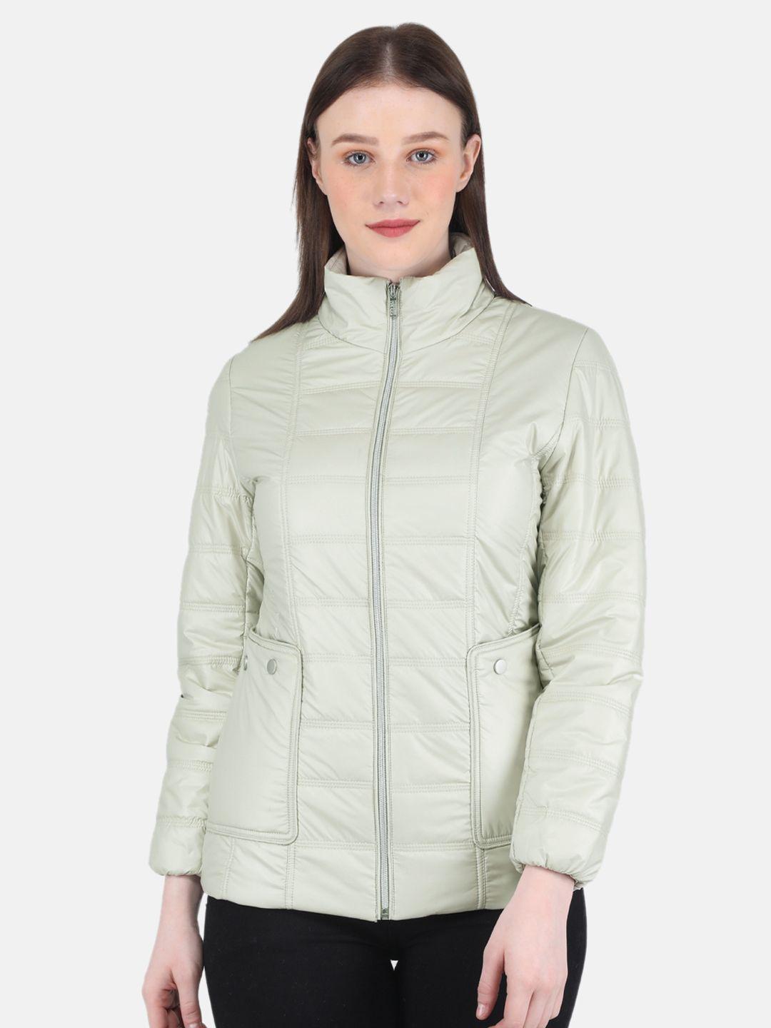 monte carlo mock collar padded jacket