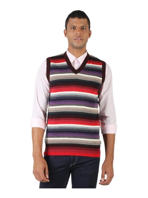 monte carlo multi  regular fit self pattern sweater