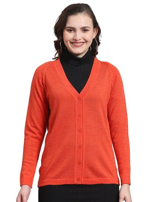 monte carlo orange regular fit sweater