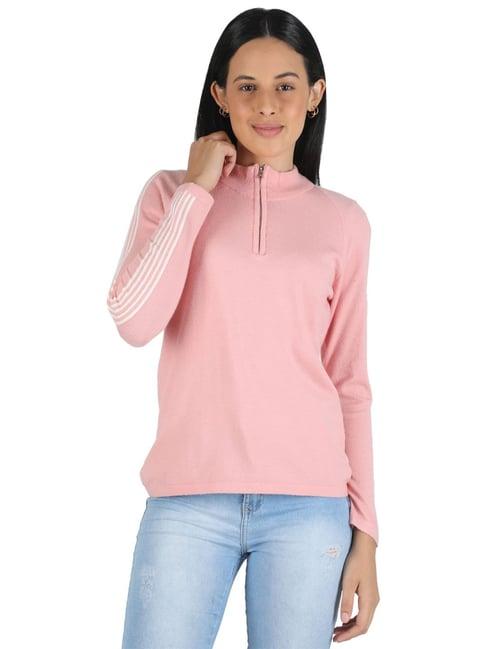 monte carlo pink full sleeves pullover
