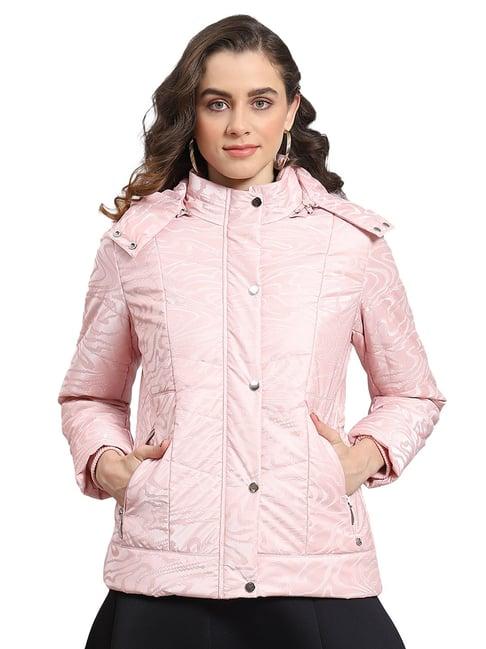 monte carlo pink printed jacket