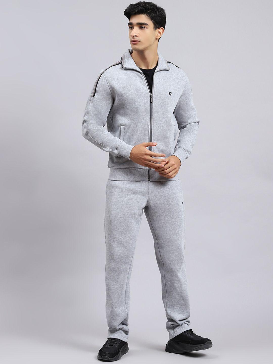 monte carlo polo collar mid-rise tracksuit