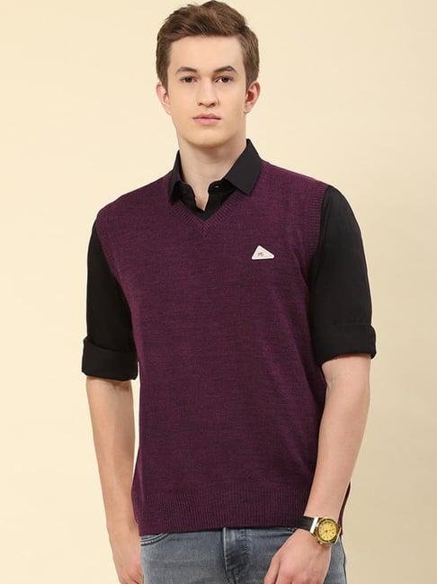 monte carlo purple regular fit sweater