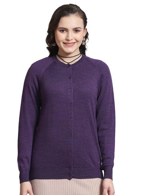 monte carlo purple regular fit sweater