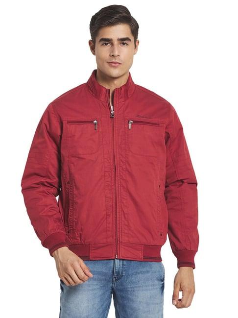 monte carlo red regular fit jacket