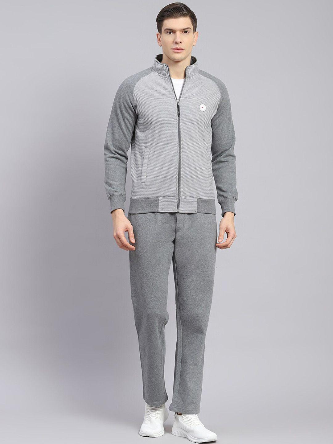 monte carlo self-design mock collar sweatshirt & trackpants
