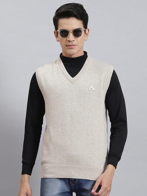 monte carlo stone grey regular fit sweater